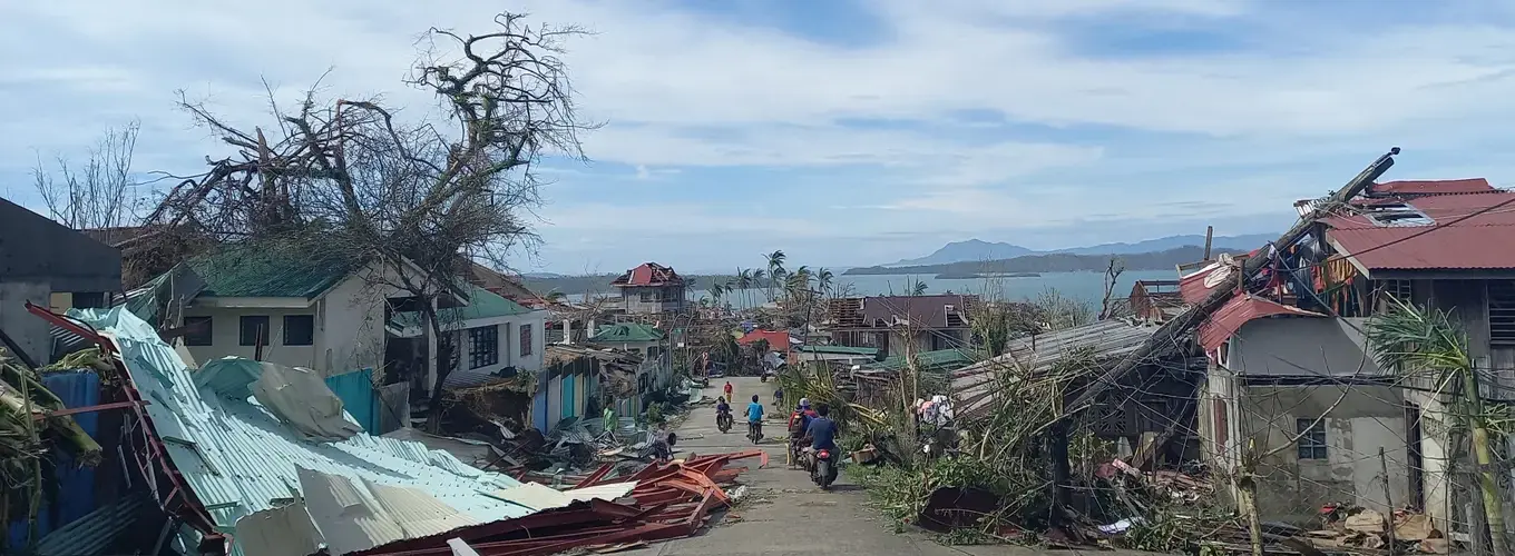 Following Typhoon Rai / OdettePH in the Philippines, thousands of houses have been destroyed. Photo Credit: The PDRF.