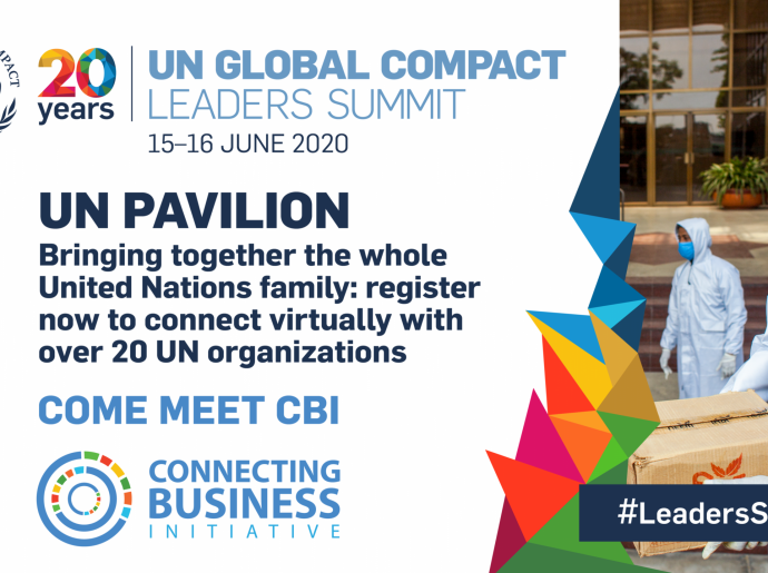 UN Global Compact Virtual Leaders Summit 2020 – CBi Pavilion (Recording available)