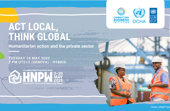 Act local, think global: Humanitarian action and the private sector (CBi Annual Event)