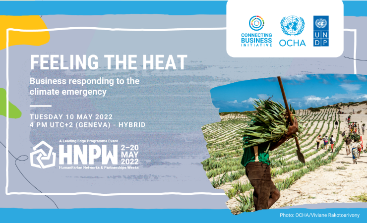 Details about the FEELING THE HEAT public event by CBi at HNPW with an image of agricultural workers