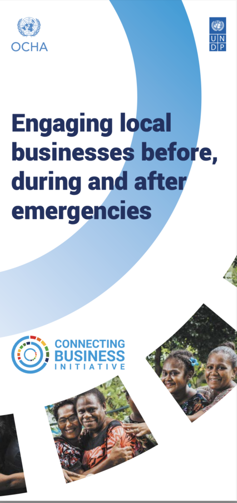 CBi Brochure: engaging local businesses before, during and after emergencies