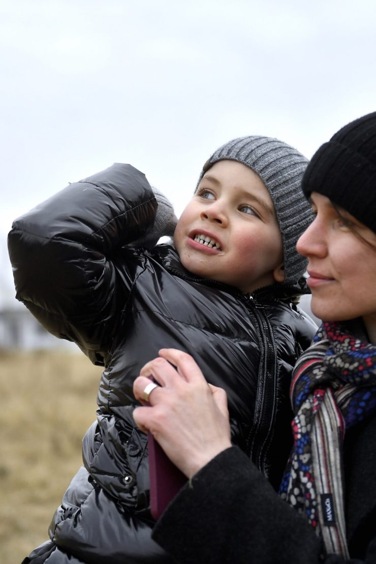 Max, 4 years old, together with his mother, Aliona, decided to cross to Romania on February 27, 2022, for fear that the conflict will spread, after having fled before from Kyiv to Chernivtsi, close to the Romanian border.
