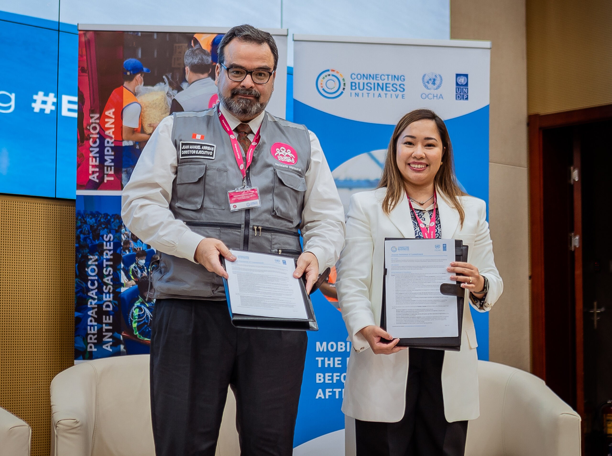Hombro a Hombro launch in Lima, Peru on 27 September 2022.