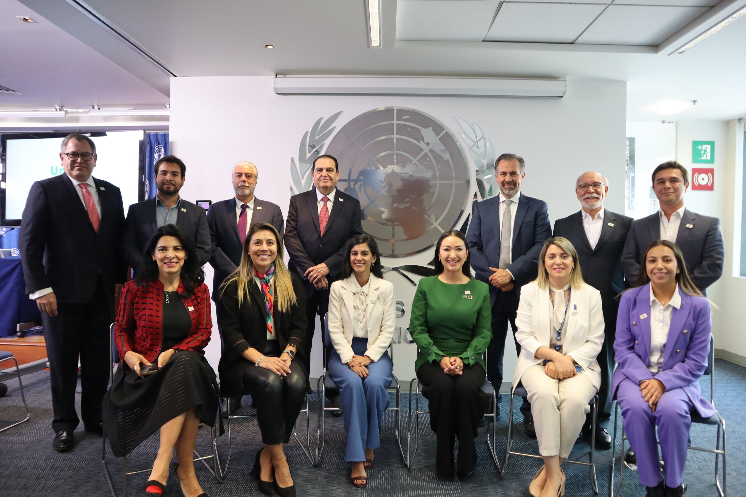 Representatives of CBi, CENACED, UNDP, UNDRR and UNOCHA