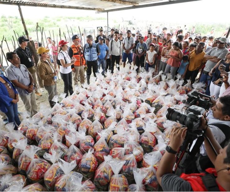Hombro a Hombro has distributed over 1150 tons of food and non-food items as aid following the damage due to the flooding caused by Cyclone Yaku in Peru.