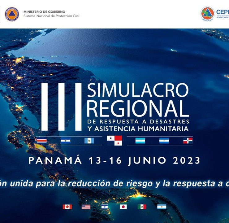 III Simulacro Regional de CEPREDENAC en Panamá