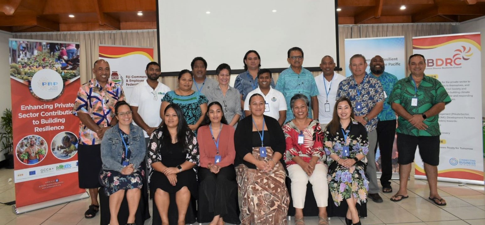 Delegates from Pacific region with hosts FCEF, PIFS and PRP. Picture: SUPPLIED