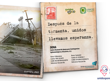 CBi Member Network in Mexico, CENACED, is working with volunteers to mobilize the private sector in the aftermath of Hurricane Otis. Photo: CENACED