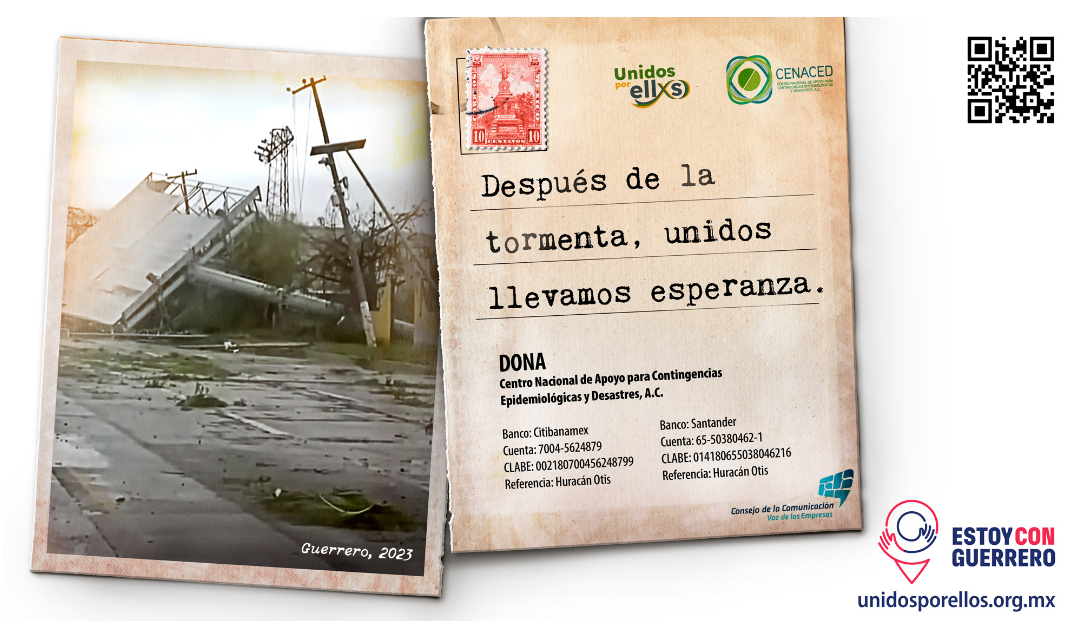 CBi Member Network in Mexico, CENACED, is working with volunteers to mobilize the private sector in the aftermath of Hurricane Otis. Photo: CENACED