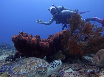 Suryani Motik is an avid diver and appreciates that Indonesia is one of the world's best locations to appreciate marine life - as well as meet people from all over who travel to dive there. Photo: Suryani Motik