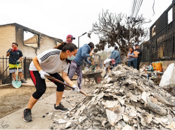 Desafío responded to the wildfires of 2024 and 2025. 