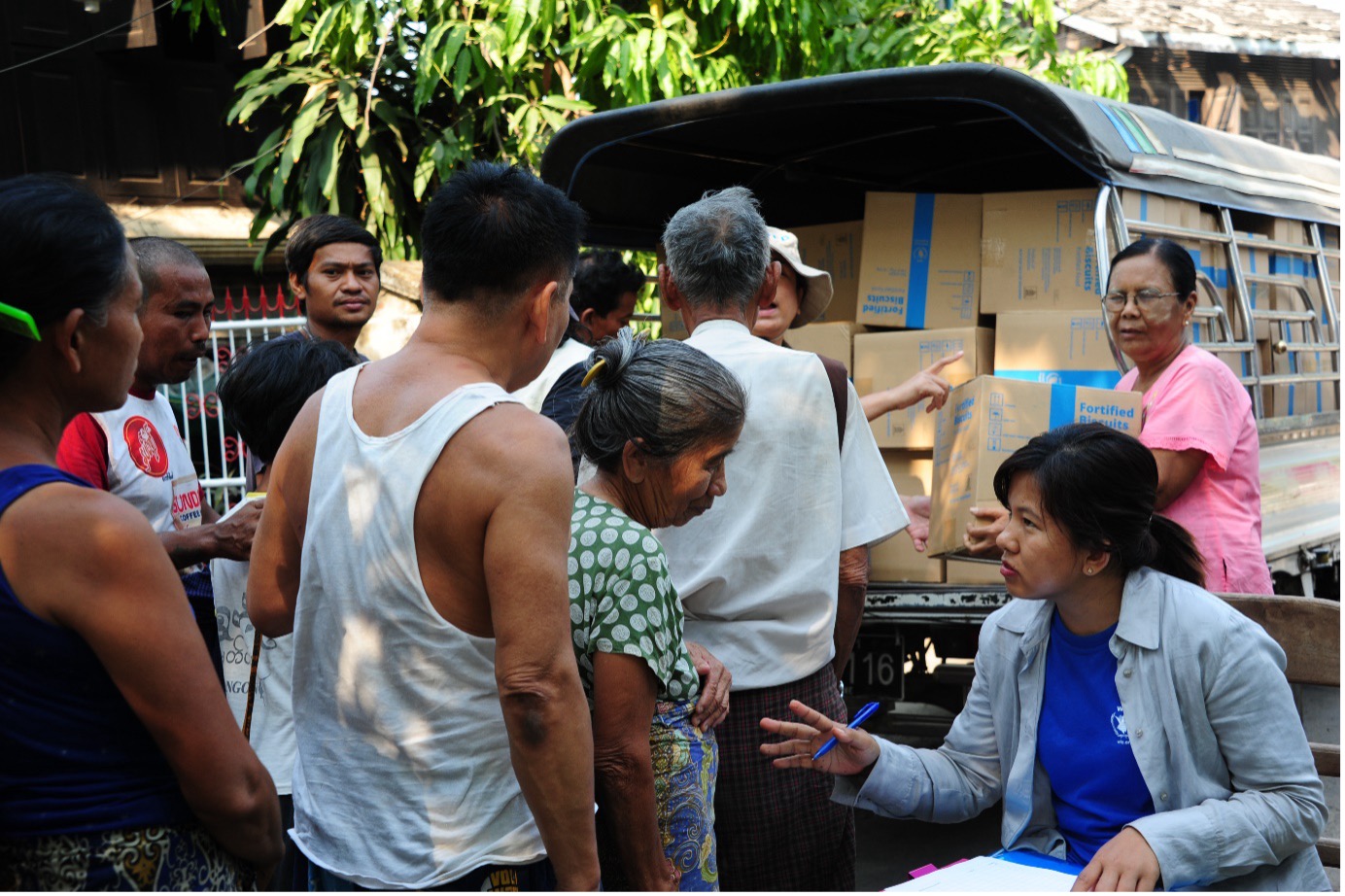 Emergency food assistance provided by the World Food Programme (WFP) reaches 