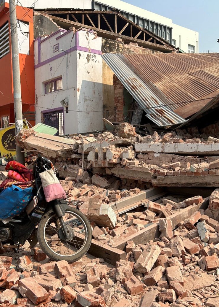 A devastating earthquake struck Myanmar in March 2025.