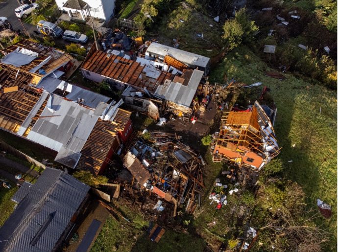 Desafío Levantemos Chile Deploys to Puerto Varas After Devastating Tornado Strike