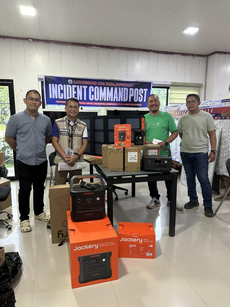 Jackery, a premier global solar generator  brand, provided all-scenario home energy system solution, to support communities affected by the earthquakes in Mindanao, Philippines. Through CBI Member Network PDRF, Jackery donated 38 portable power stations and solar panels, valued at US$12,492, for deployment to evacuation centers in Sarangani. The equipment will help displaced families charge essential devices, maintain communication, and access critical information and services while electricity remains limited. Photo Credit: PDRF
